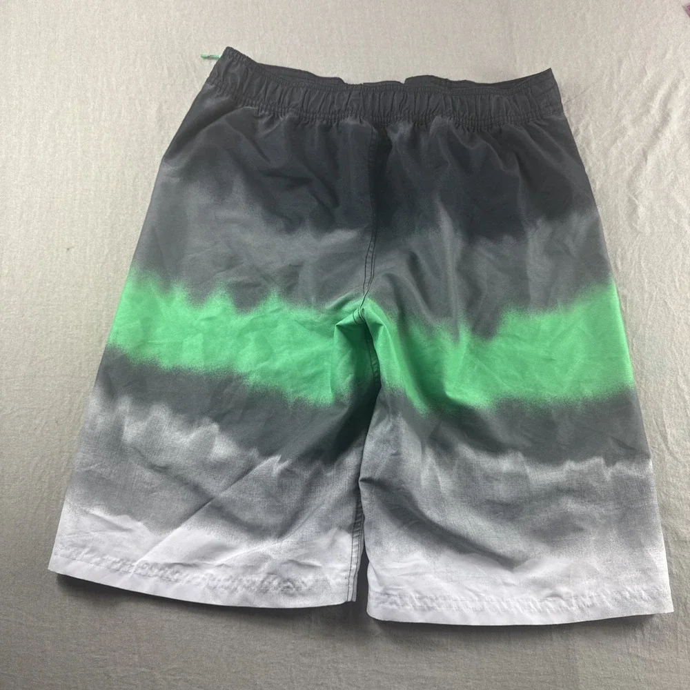 Under Armour Swim Trunks Youth XL Lined Kids Shorts Outdoors Beach Green Black